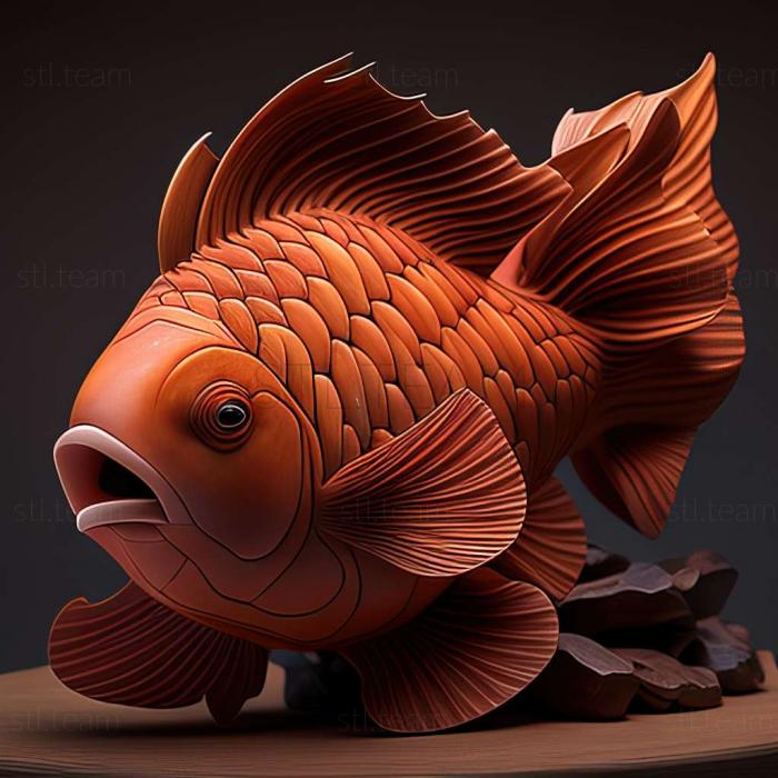 3D model Amphiprion bicinctus fish (STL)